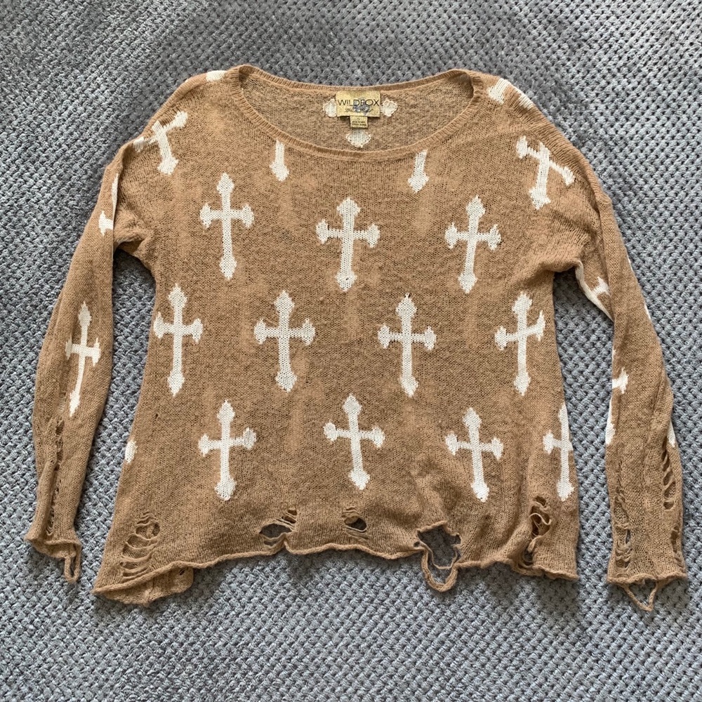 WILDFOX women's Dreamcatcher Pullover Sweater S